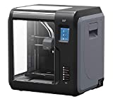 Stampante 3D Voxel Monoprice - Nero/Grigio con piastra di costruzione riscaldata rimovibile (150 x 150 x 150 mm) completamente chiusa, touch screen, 8 Gb e Wi-Fi, grande (133820)