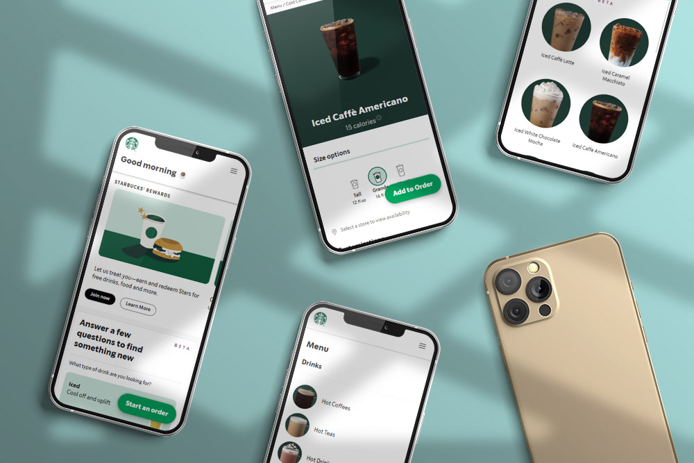 Progressive Web-App von Starbucks