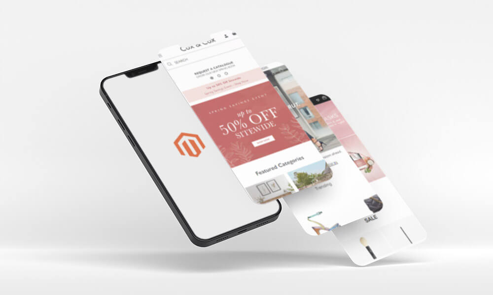 마젠토 사이트 디자인