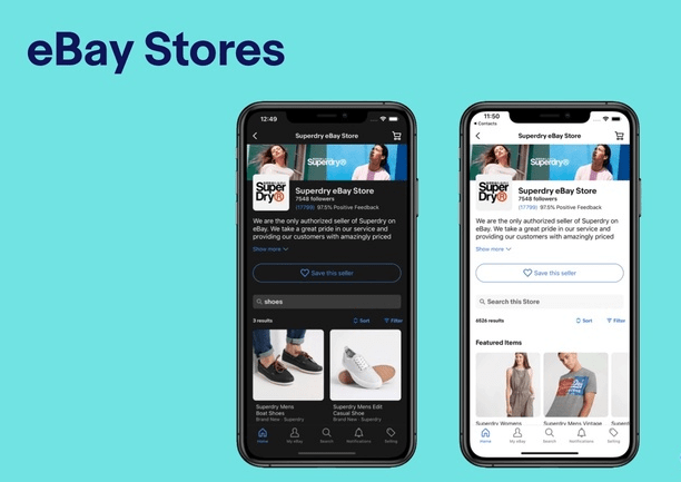 eBay uygulamasının ekran görüntüsü