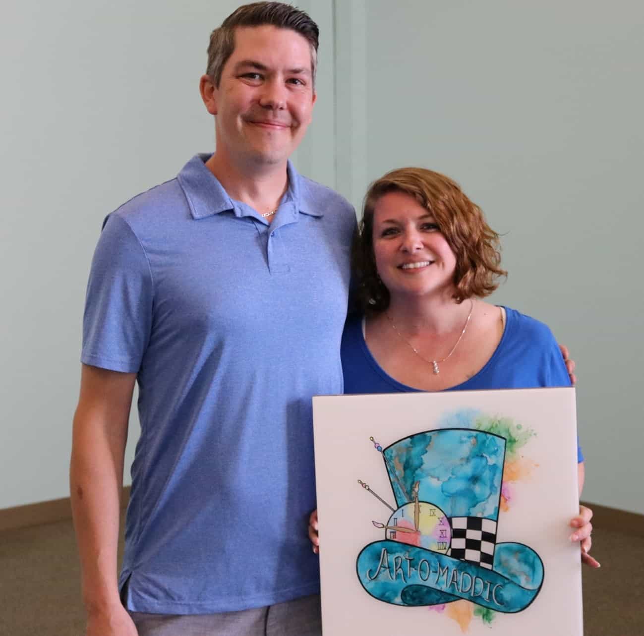 Art-O-Maddic 소유자 Eric 및 Shelley Arndt