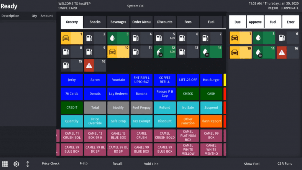 ระบบ POS แก๊ส Verifone