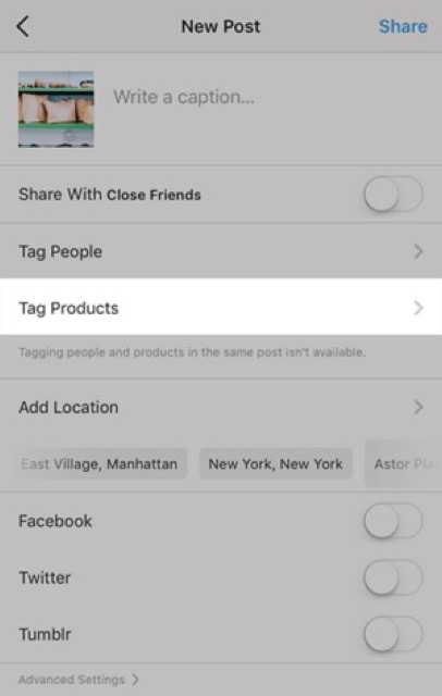 отмеченные продукты