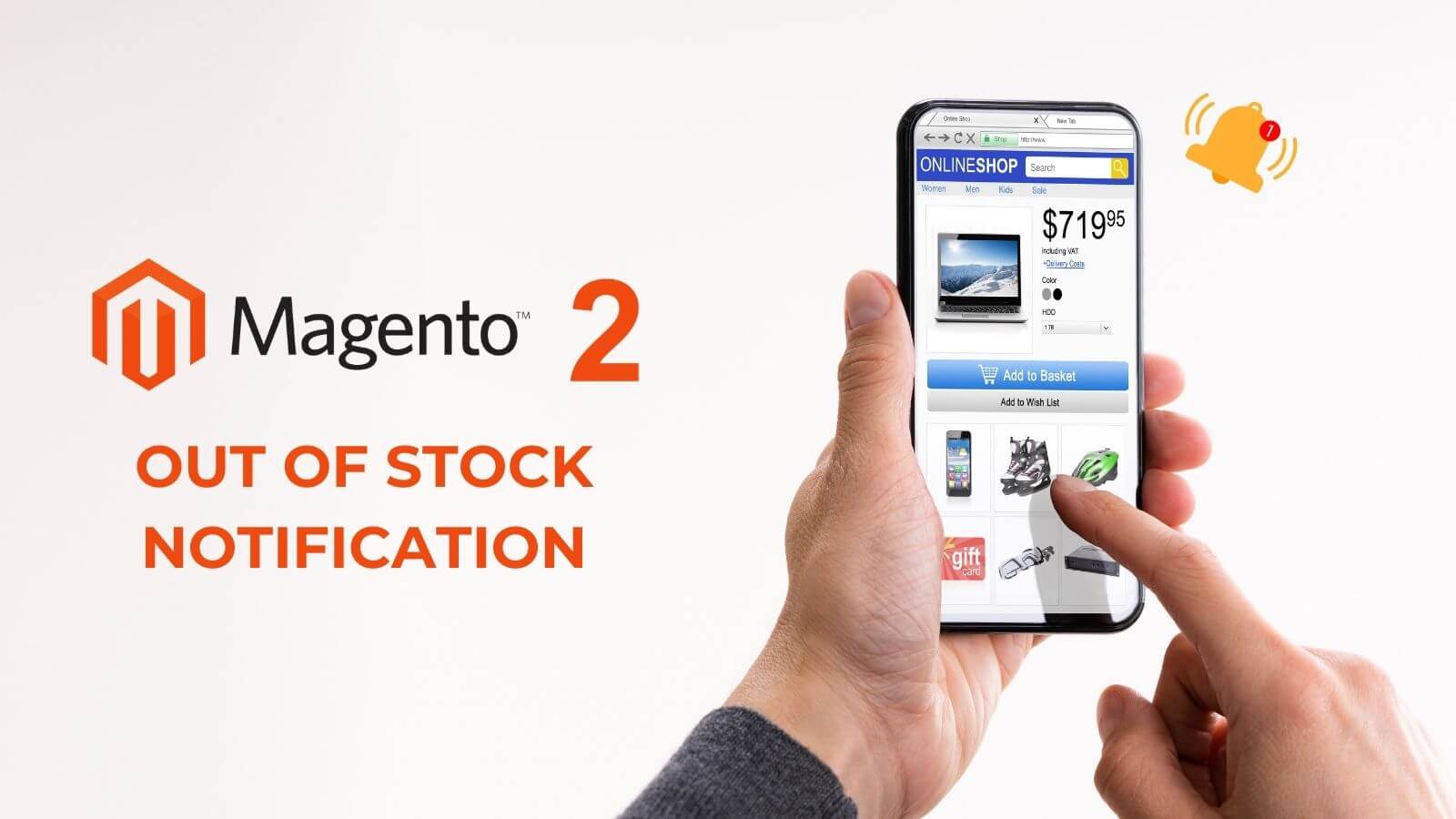 كيفية إعداد إشعار نفاد مخزون Magento 2