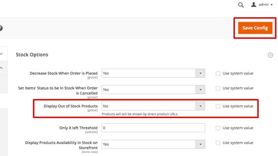 العملية الكاملة - قم بإعداد إشعار نفاد مخزون Magento 2