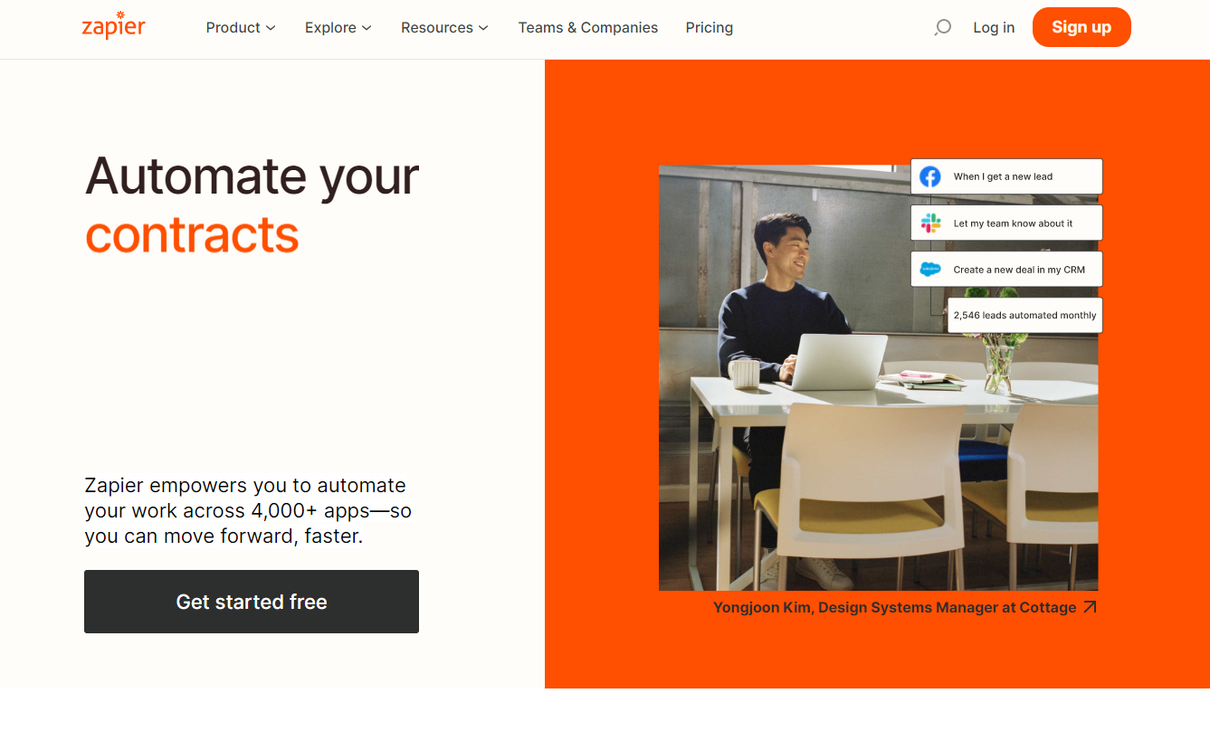 zapier-регистрация