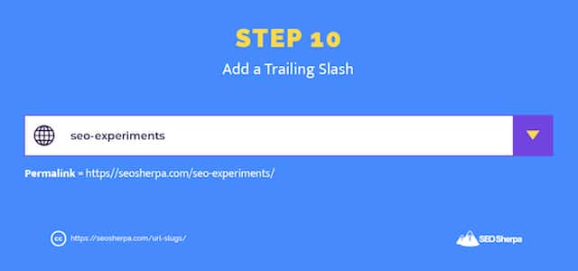 Tworzenie ślimaka URL Krok 10