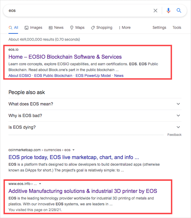 Nume de mărci concurente