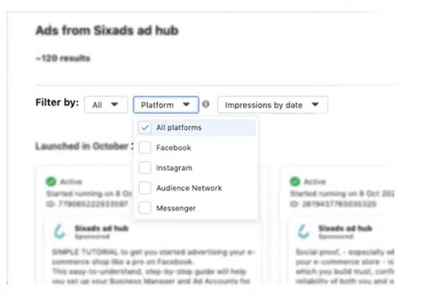come ricercare gli annunci della concorrenza, ricercare gli annunci della concorrenza sui social media