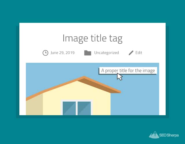 علامة عنوان الصورة