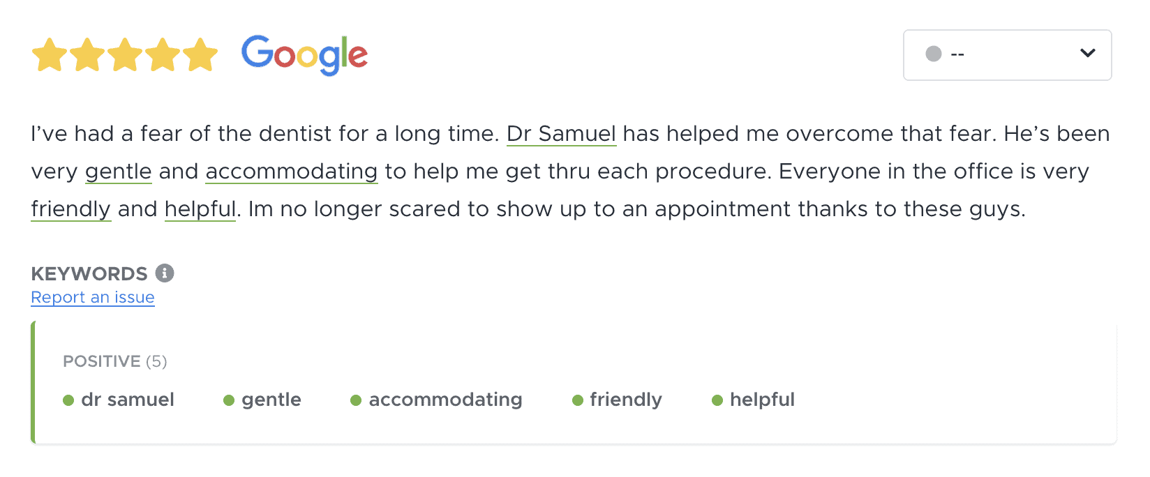 在線評論的關鍵詞分析