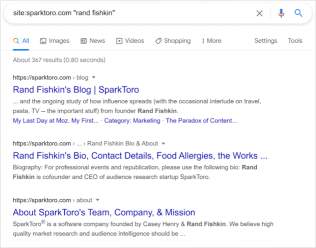 Encuentre detalles de contacto con operadores de búsqueda