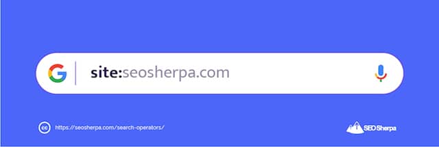 Operador de búsqueda del sitio