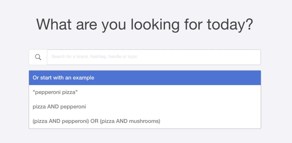 Pelacakan kata kunci di alat pemantauan media
