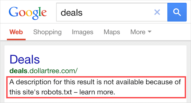 Bloqueado por robots.txt