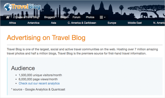 Página do site Anuncie conosco