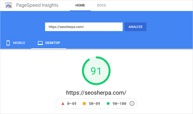 PageSpeed Insights