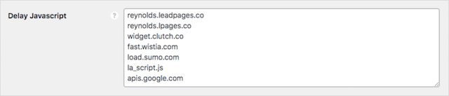 Perfmatters Delay JavaScript