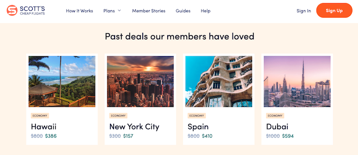 رحلات طيران سكوت الرخيصة