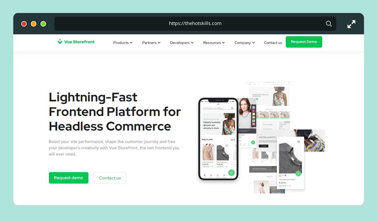 헤드리스 커머스를 위한 프론트엔드 플랫폼