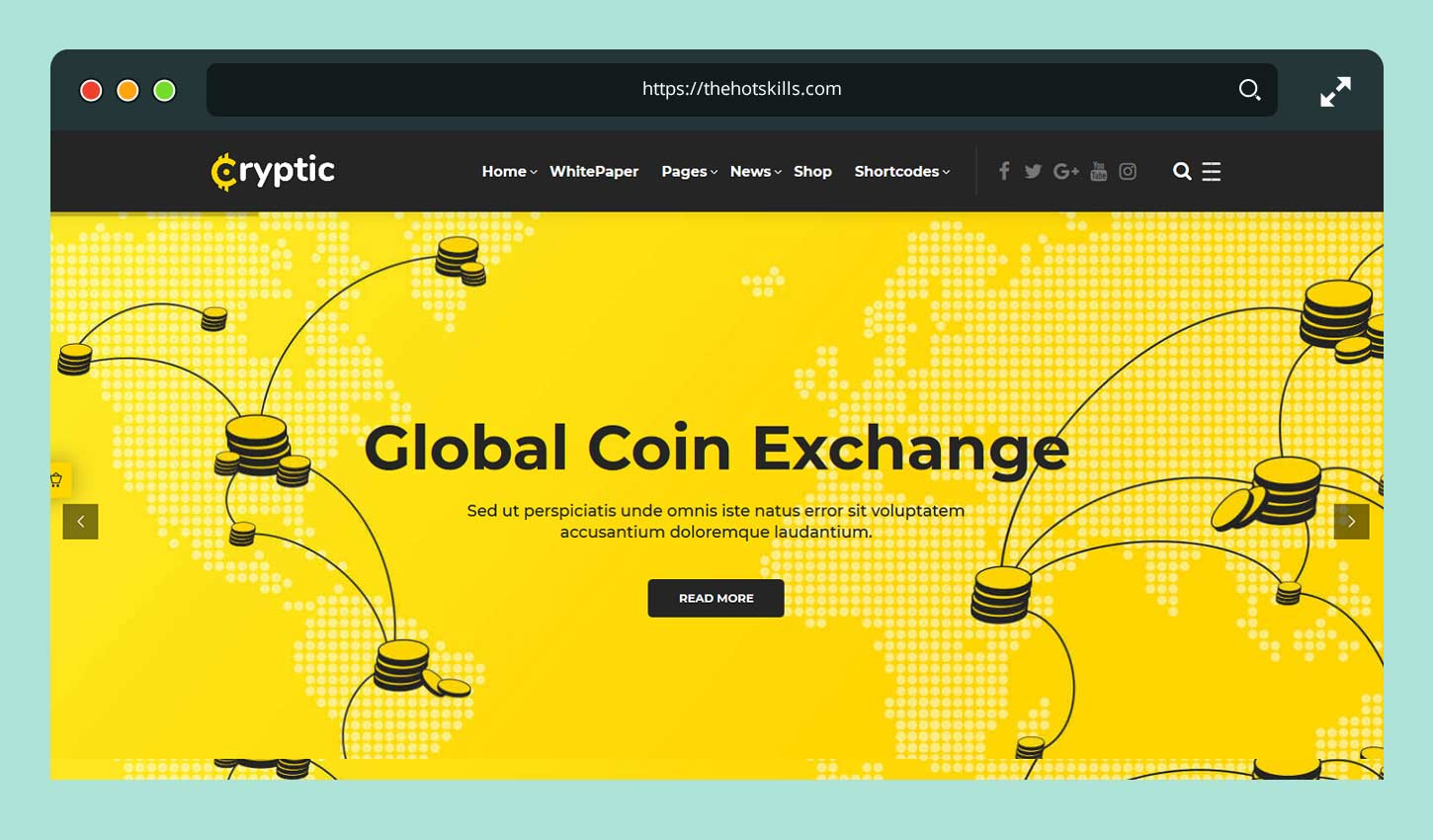 Cryptic - Kryptowährungs-WordPress-Thema