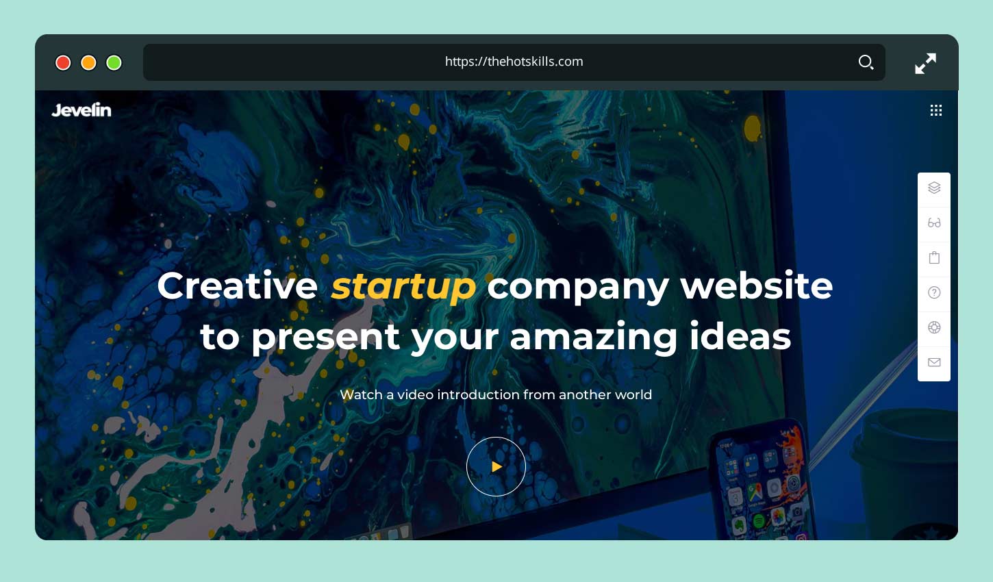 Jevelin Responsives Mehrzweck-WordPress-AMP-Theme