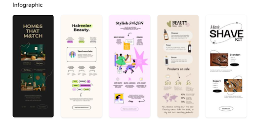 Exemples d'infographie