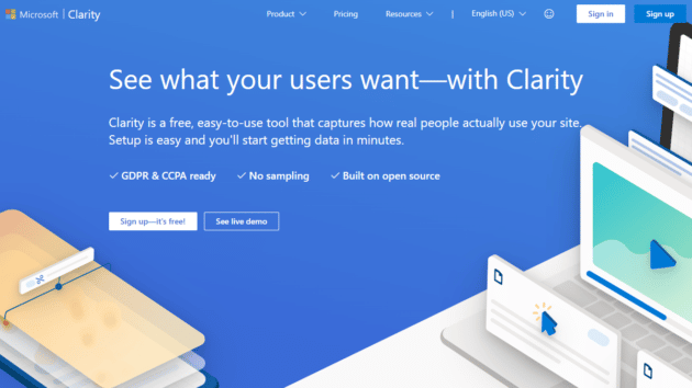 Microsoft-Clarity-kostenloses-Tool-für-Heatmaps-Sitzungsaufzeichnungen-Marketing