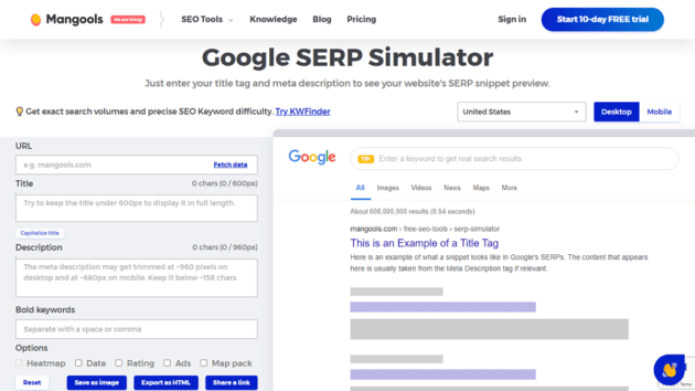 Mangools-SERP-Simulator-ein-kostenloses-SERP-Snippet-Preview-Tool