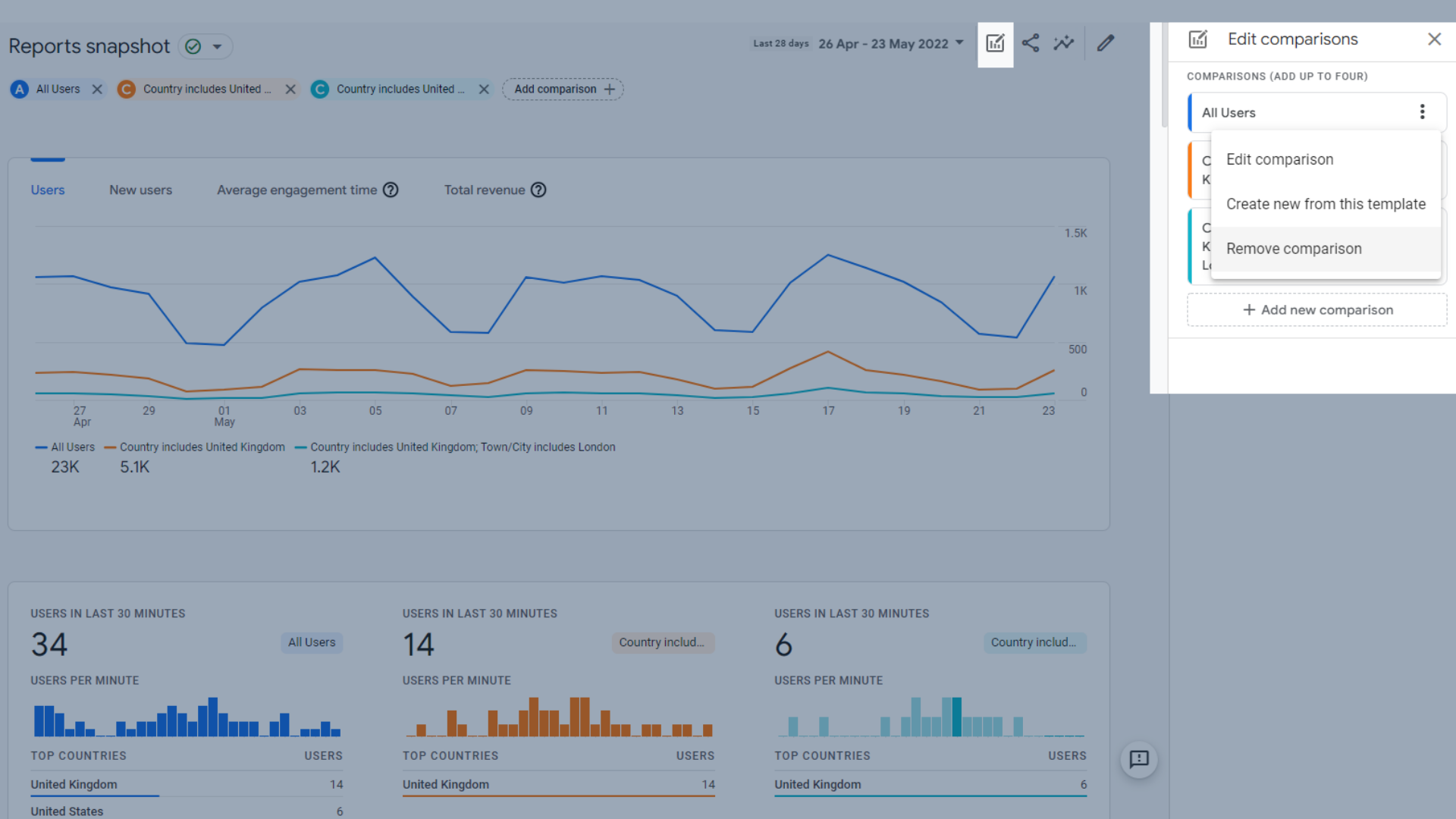 比較を削除する