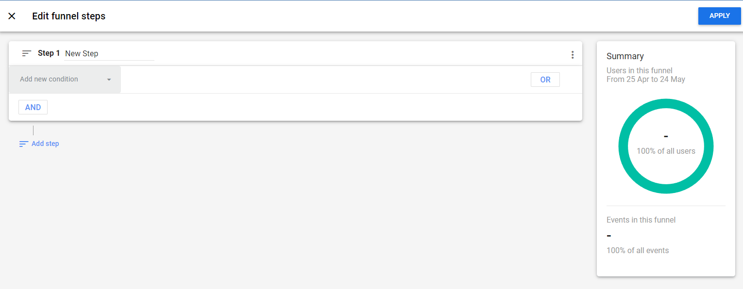 目標到達プロセスの手順を編集する