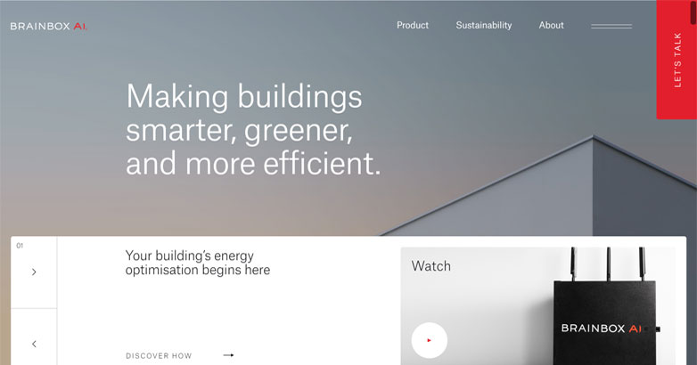 เว็บไซต์ BrainBox Ai BrainBox Ai home page