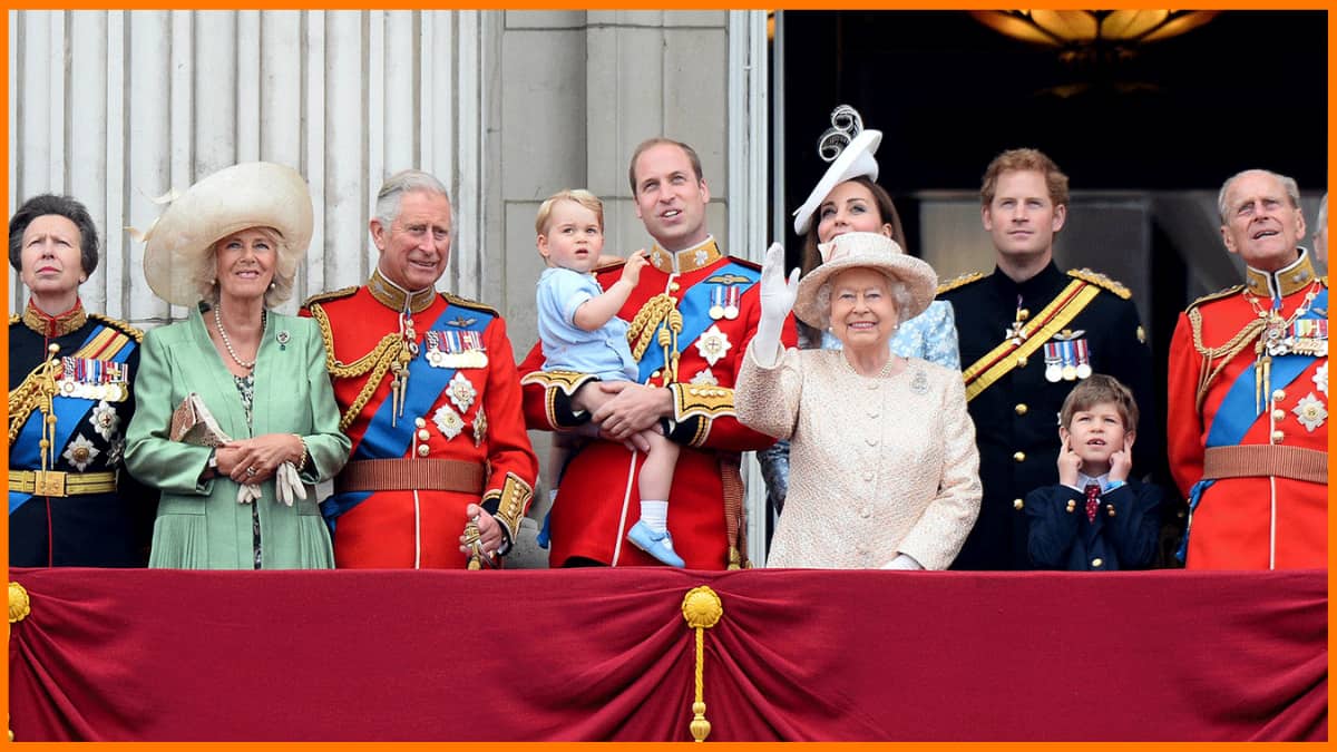 La famille royale britannique