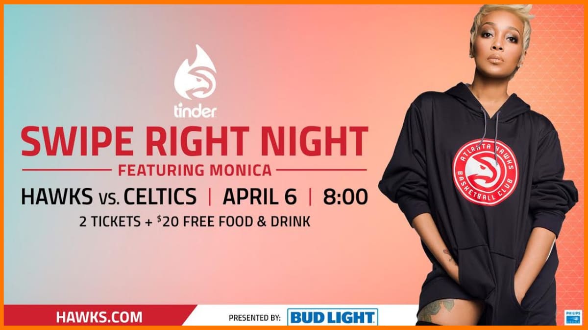 틴더 애틀랜타 호크스 캠페인