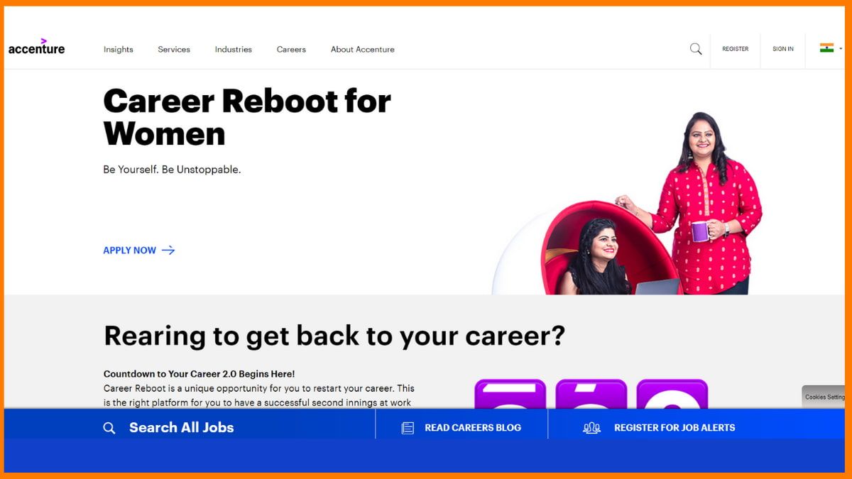 Accenture Return to Work-Homepage
