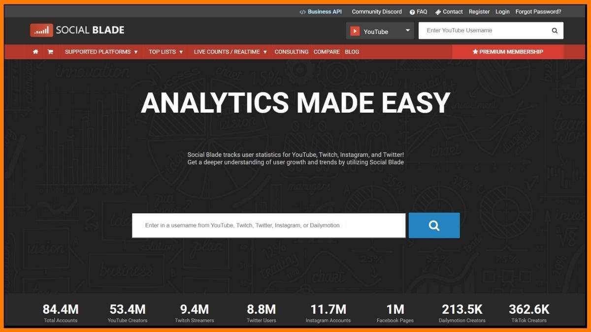 Social Blade – Tools zur Analyse von SEO-Konkurrenten