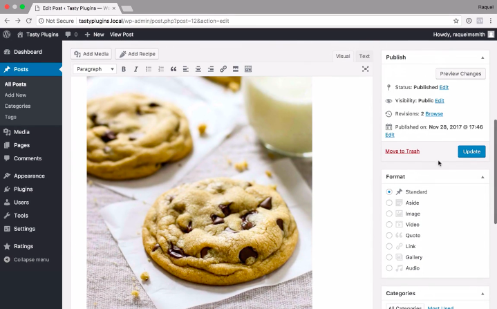 Herramientas de marketing de Pinterest | Interfaz de pines sabrosos | Wptasty.com