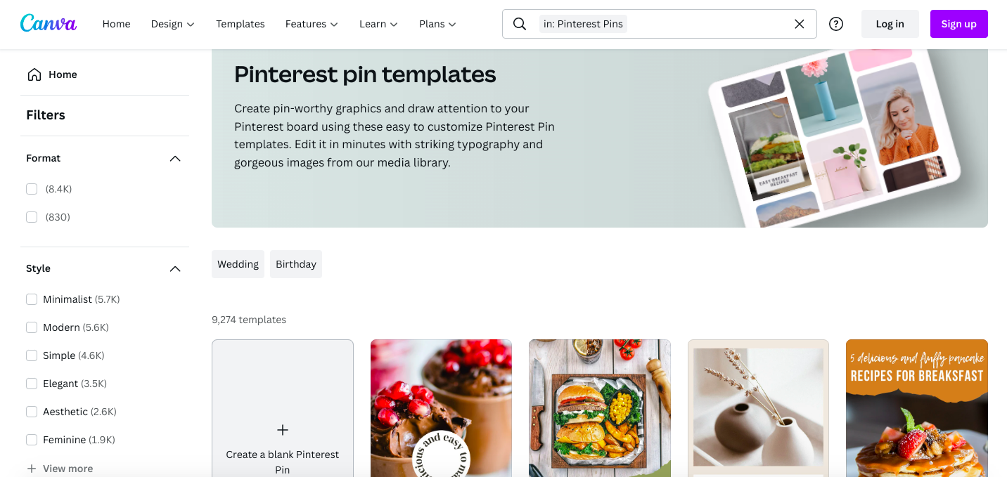 Herramientas de marketing de Pinterest | Plantillas de Pinterest | Canva.com
