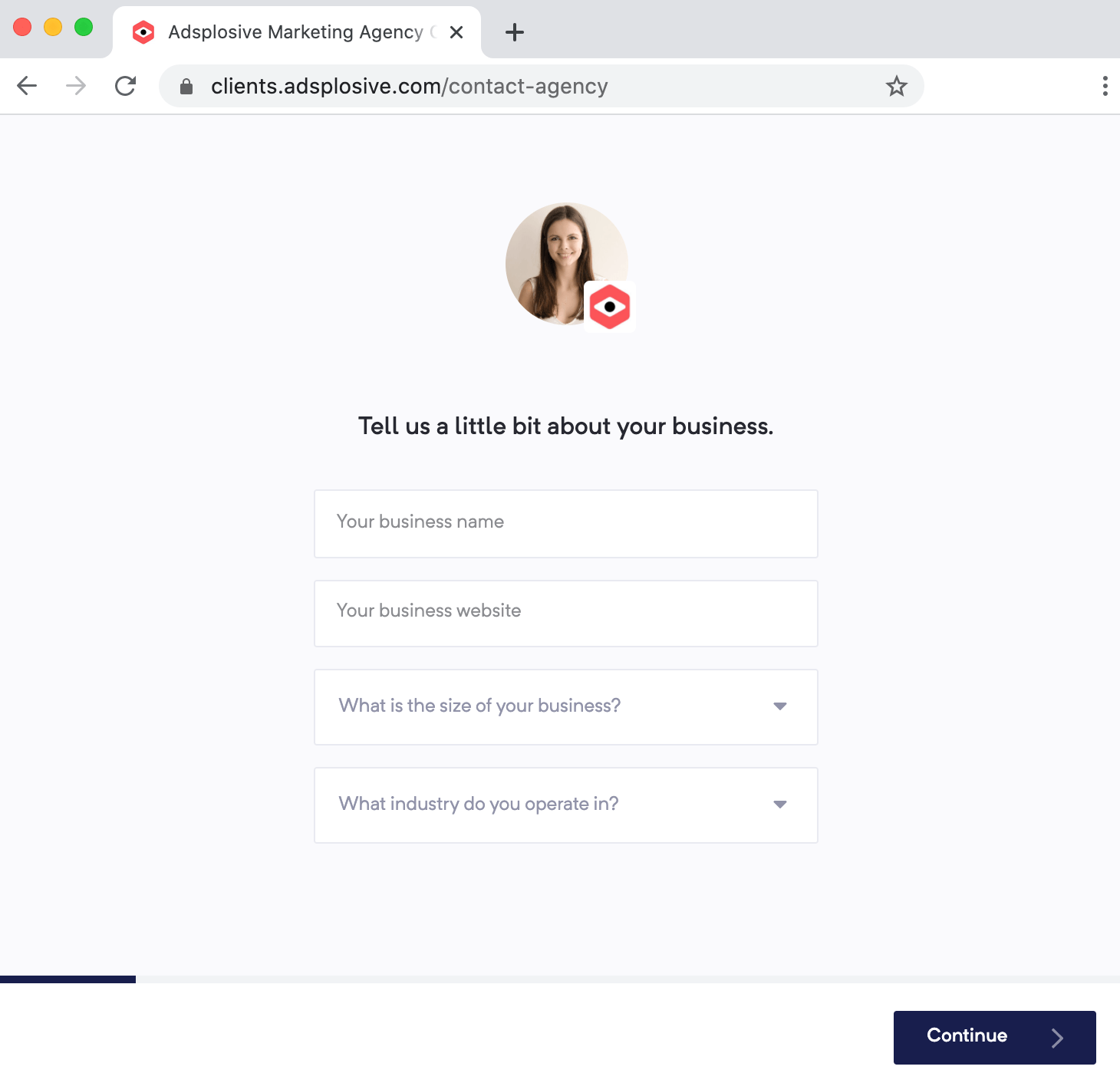Cuestionario de admisión de clientes | Agencia Vista