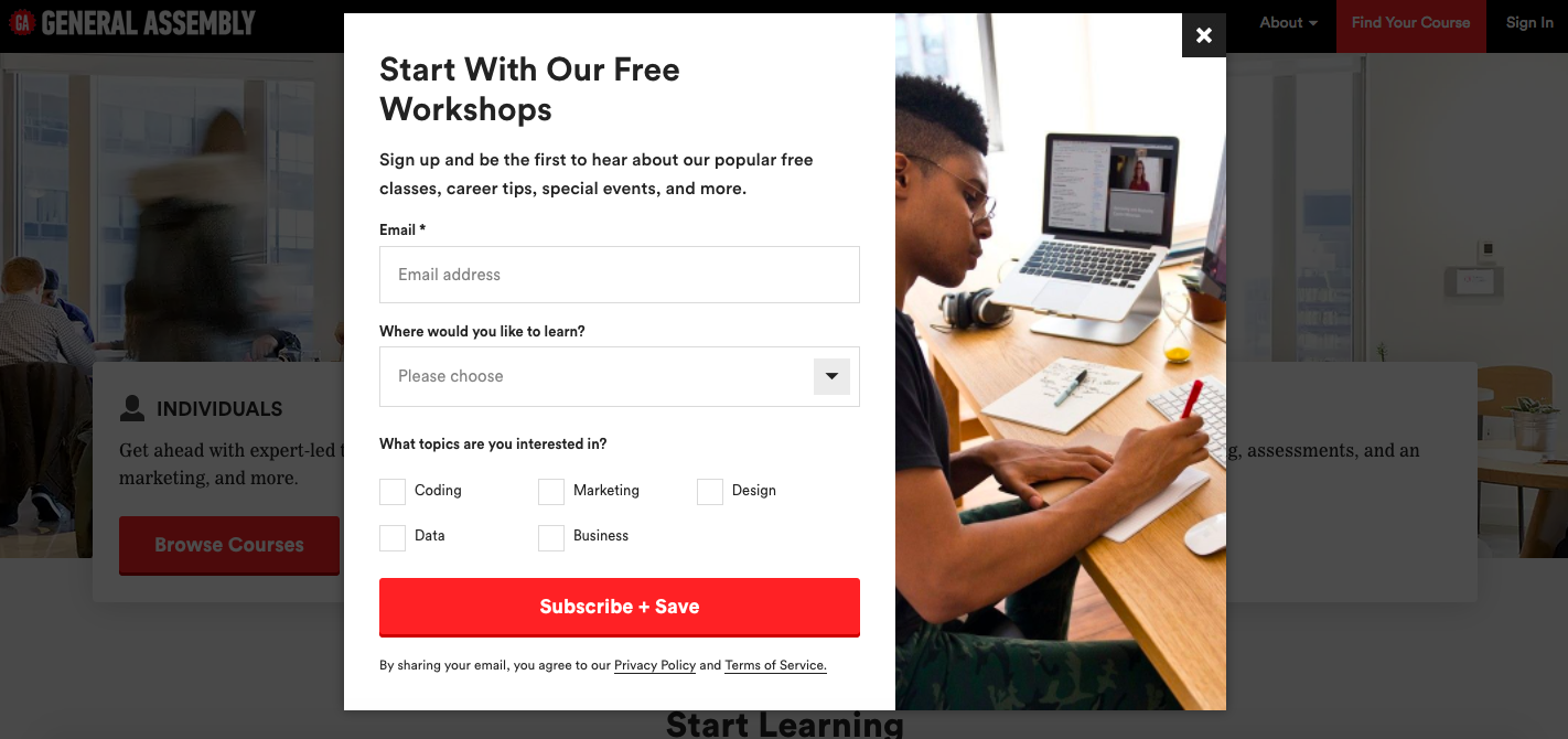 CTAの例総会のホームページ