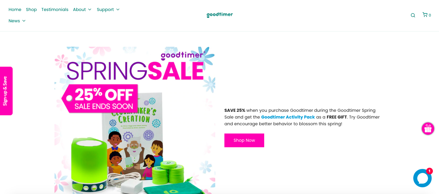 グッドタイマーのホームページ