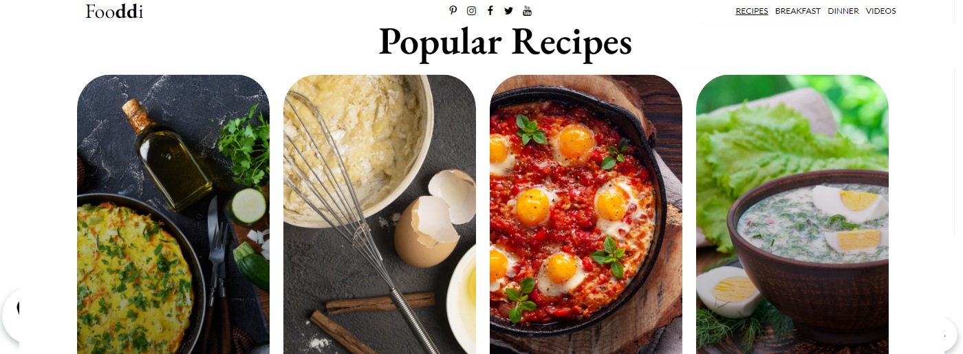 Структура сайта блога