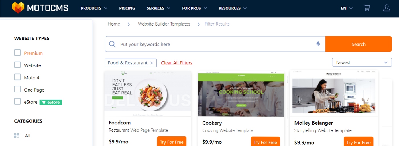 Шаблоны MotoCMS