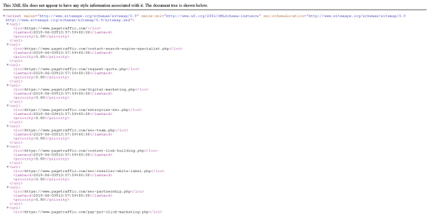 Problèmes techniques de référencement : raisons courantes pour lesquelles votre site Web n'est pas classé sur les SERP 4 Sitemap
