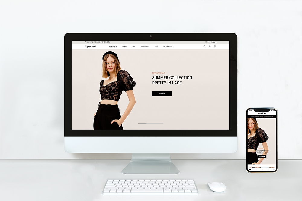 template aplikasi web progresif