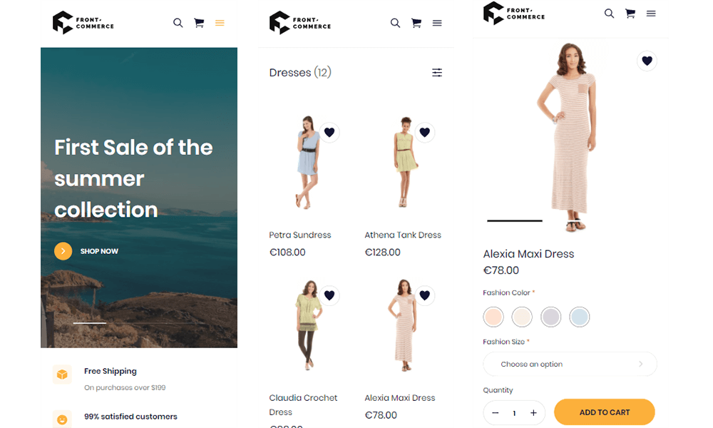 template pwa magento