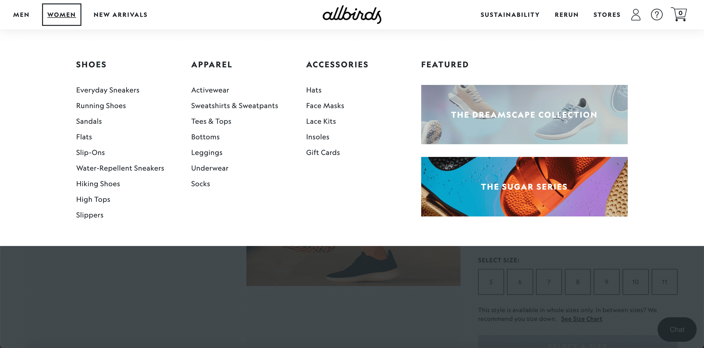 Menu d'en-tête de commerce électronique