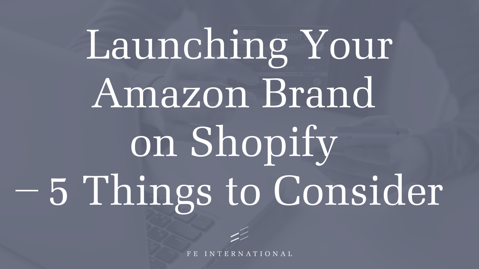 Copertina del blog internazionale FE