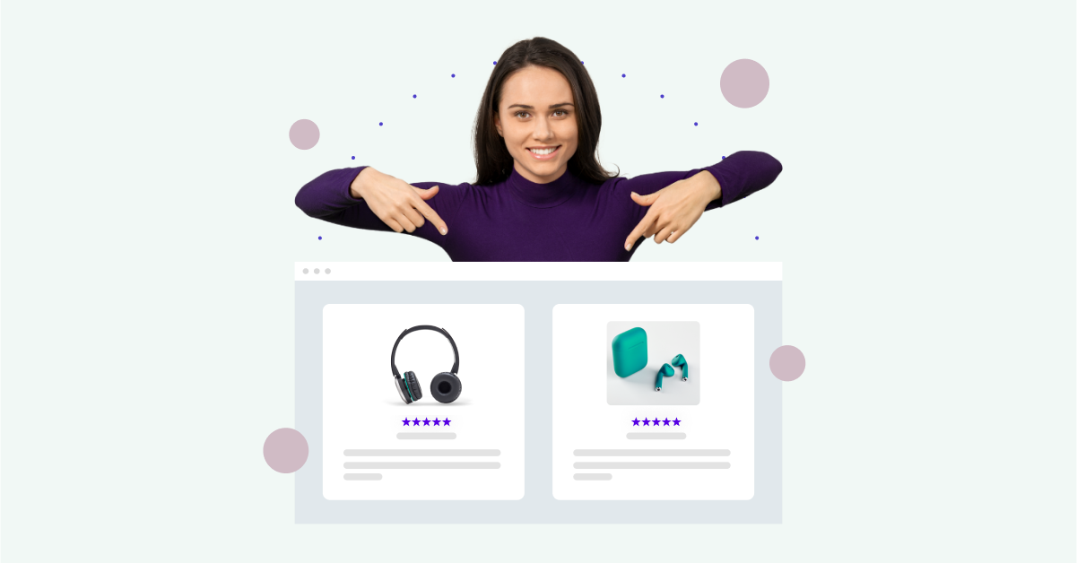 製品レビューを表示する