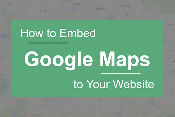 تضمين خرائط جوجل ، تضمين خرائط جوجل في الموقع